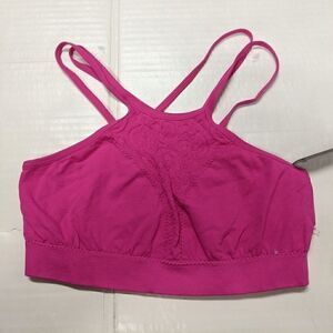 *NEW* LADIES SIZE SMALL PINK MULTI STRAP  BRA